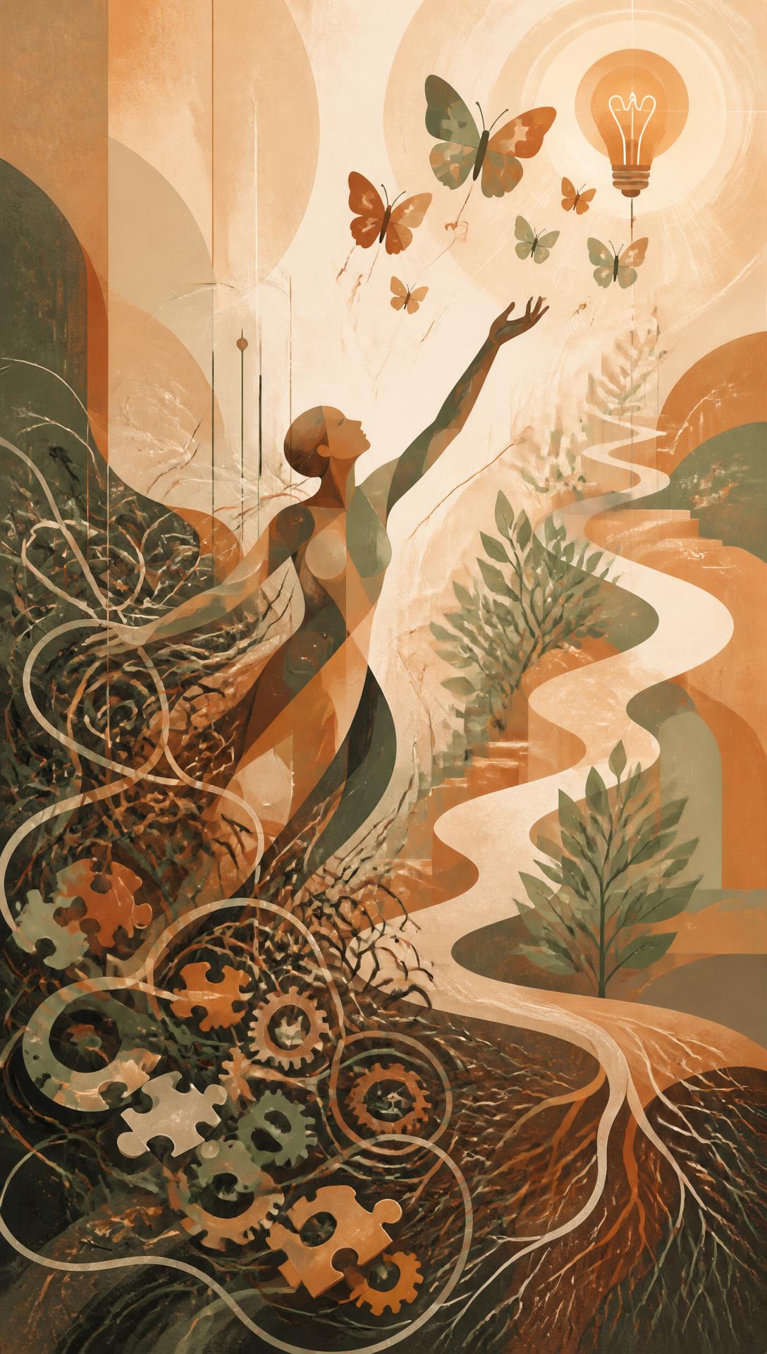 Immagine evocativa per il percorso Creatività e Crescita Personale